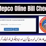 Mepco Online Bill