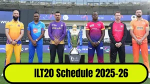 ILT20 Schedule 2025-26: Full Fixtures, Dates, Venues & Final Match Details