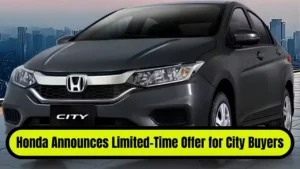 Honda Announces New Limited-Time Upgrade for City Buyers