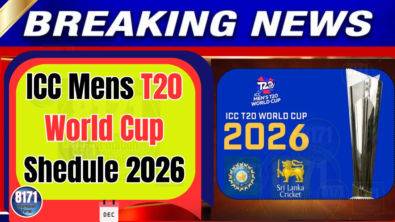 ICC Mens T20 World Cup 2026 Shedule
