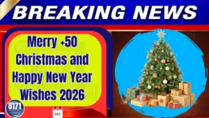 50+ Merry Christmas and Happy New Year 2026 Wishes